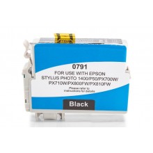 Kompatible Druckerpatrone zu Epson T0791, black