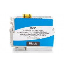 Kompatible Druckerpatrone zu Epson T0791, black