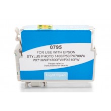 Kompatible Druckerpatrone zu Epson T0795, lightcyan