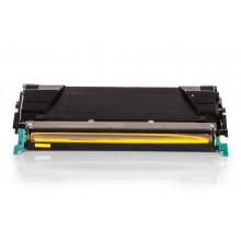 Kompatibler Toner zu Lexmark 0C734A2YG, yellow (ECO)