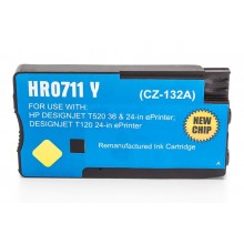 Kompatible Druckerpatrone zu HP Nr 711/CZ132A, yellow (ECO)
