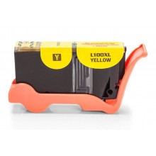 Kompatible Druckerpatrone zu Lexmark 100 XL, yellow (mit Chip)