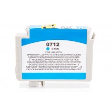 Kompatible Druckerpatrone zu Epson T0712, cyan