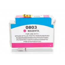 Kompatible Druckerpatrone zu Epson T0803, magenta